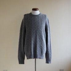 画像1: 1990s BrooksBrothers ウールセーター　 100% BRITISH LAMBSWOOL　 表記L  (1)