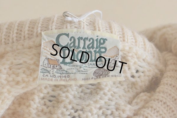 画像11: Carraig Donn フィッシャーマンセーター　 MADE IN IRELAND　 表記L 