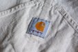 画像5: 1990s Carhartt 生成りオーバーオール　 MADE IN USA　 表記w38 