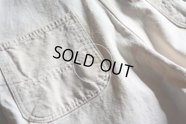 画像12: 1990s Carhartt 生成りオーバーオール　 MADE IN USA　 表記w38 