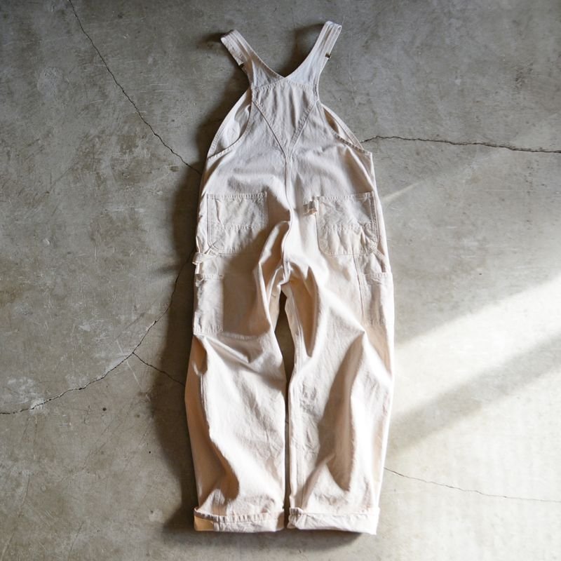 Carhartt 生成り オーバーオール 1990s Carhartt 生成りオーバーオール MADE IN USA 表記w38 - 古着屋