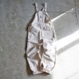 画像1: 1990s Carhartt 生成りオーバーオール　<br>MADE IN USA　<br>表記w38<br> (1)