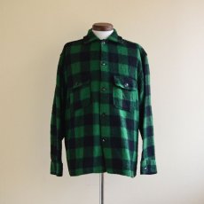 画像1: 1960s HUDSON'S BAY CO. ウールシャツ　 表記M  (1)