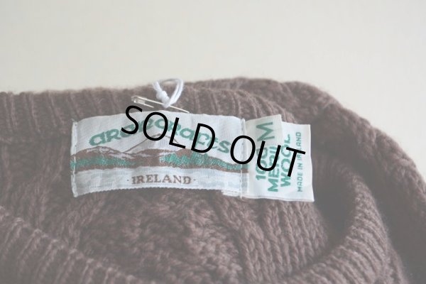 画像12: ARAN CRAFTS フィッシャーマンセーター　 MADE IN IRELAND　 表記M 