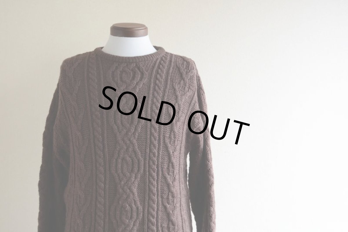 画像5: ARAN CRAFTS フィッシャーマンセーター　 MADE IN IRELAND　 表記M  (5)