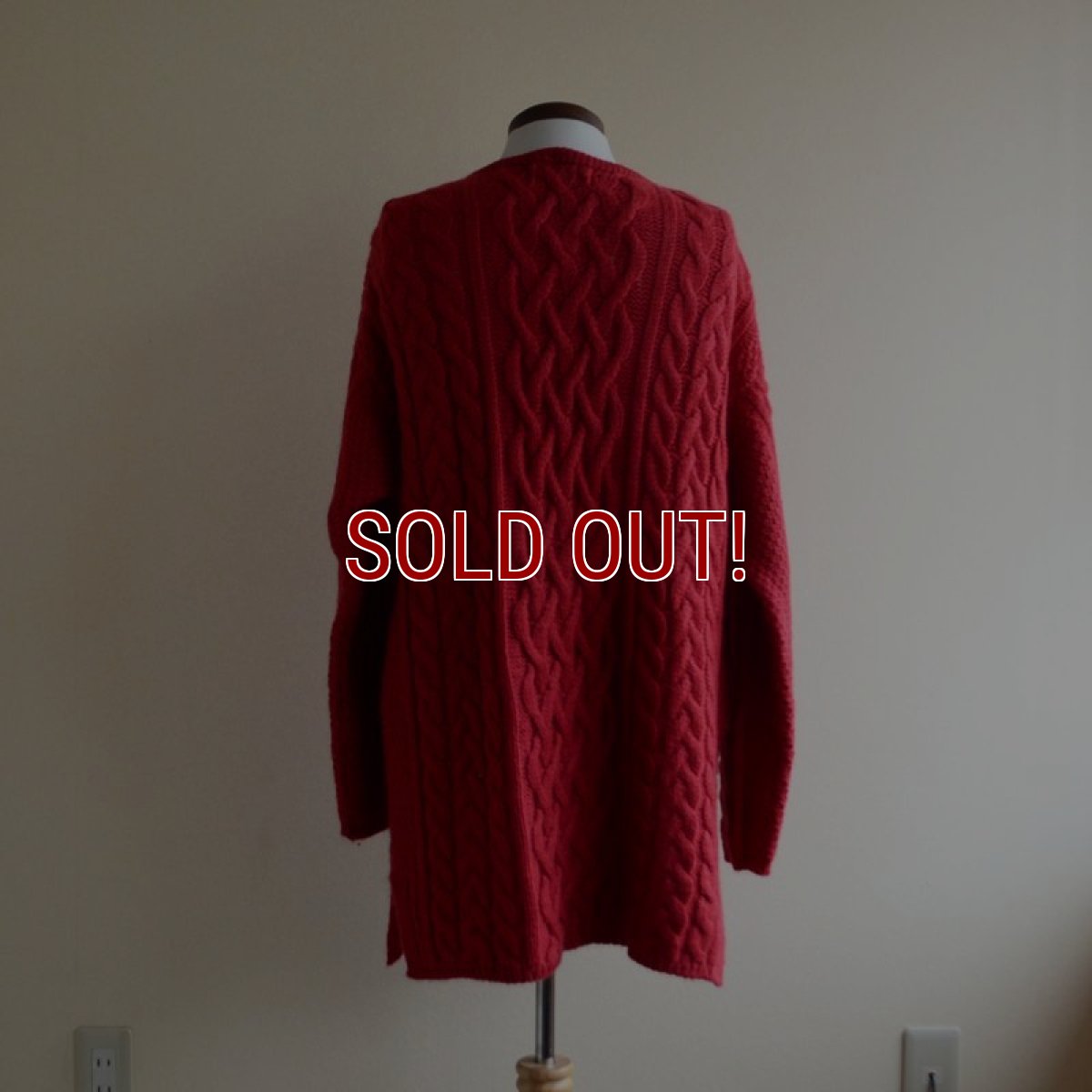 画像3: ARAN CRAFTS フィッシャーマンセーター　 MADE IN IRELAND　 表記L  (3)