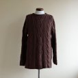 画像1: ARAN CRAFTS フィッシャーマンセーター　<br>MADE IN IRELAND　<br>表記M<br> (1)