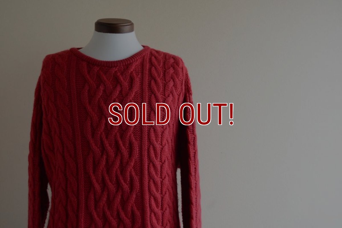 画像5: ARAN CRAFTS フィッシャーマンセーター　 MADE IN IRELAND　 表記L  (5)