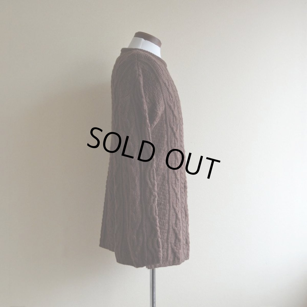 画像2: ARAN CRAFTS フィッシャーマンセーター　 MADE IN IRELAND　 表記M  (2)