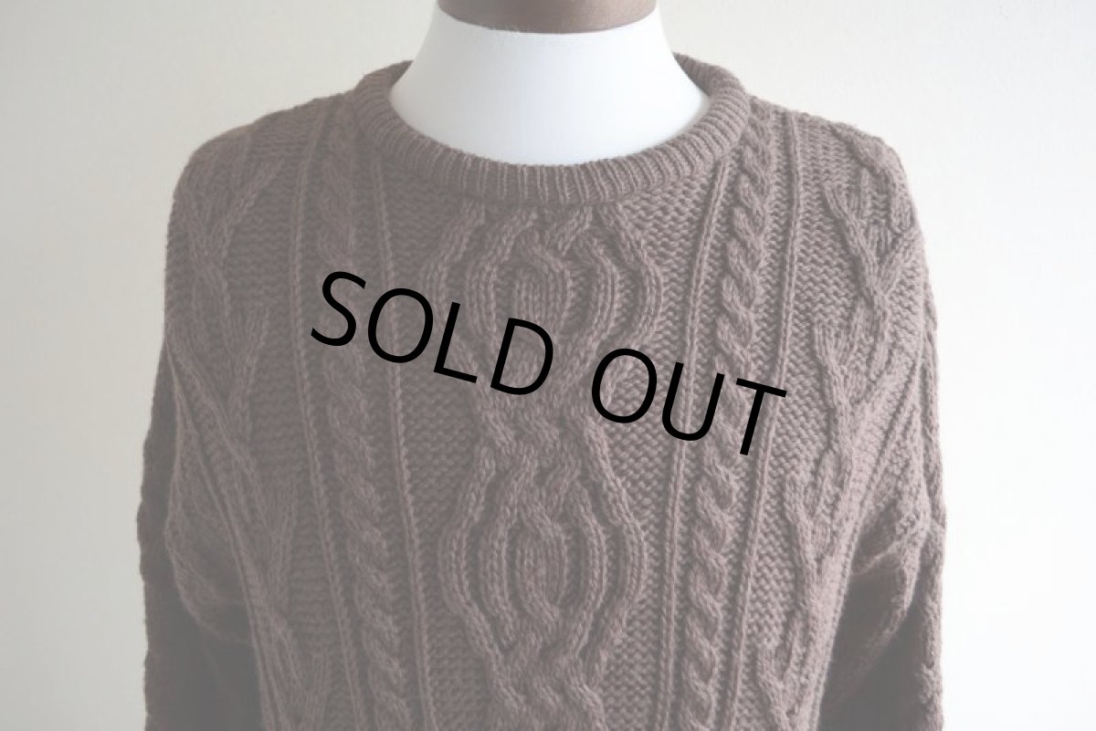 画像7: ARAN CRAFTS フィッシャーマンセーター　 MADE IN IRELAND　 表記M  (7)