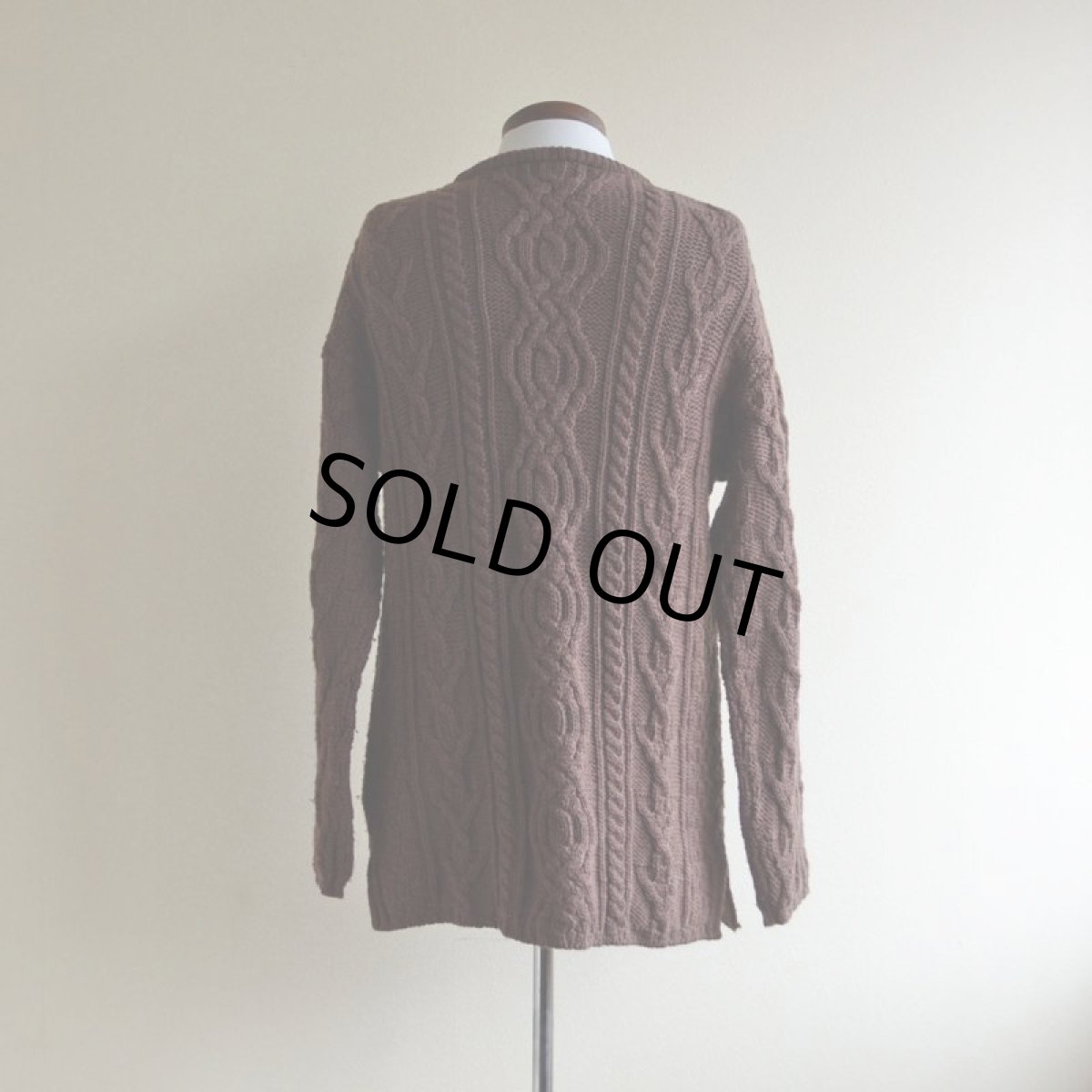 画像3: ARAN CRAFTS フィッシャーマンセーター　 MADE IN IRELAND　 表記M  (3)