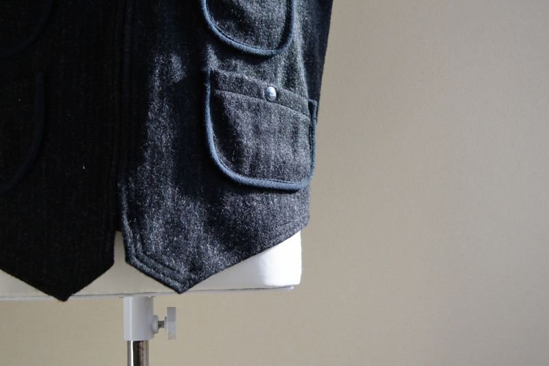Woolrich ハンティングウールベスト 表記M - 古着屋HamburgCafe