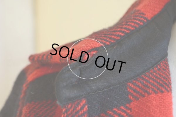 画像15: 〜1960s WINTER KING マチ付きウールシャツ　 実寸ML 