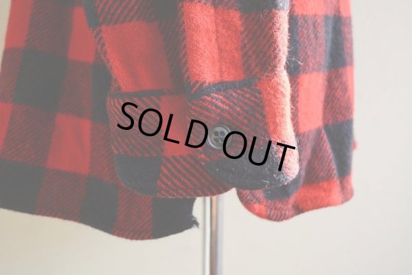 画像11: 〜1960s WINTER KING マチ付きウールシャツ　 実寸ML 