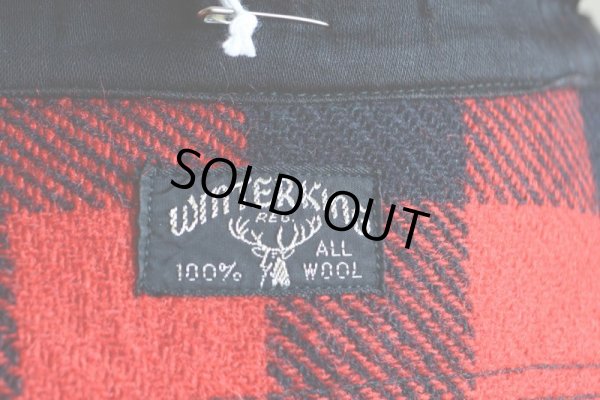 画像18: 〜1960s WINTER KING マチ付きウールシャツ　 実寸ML 