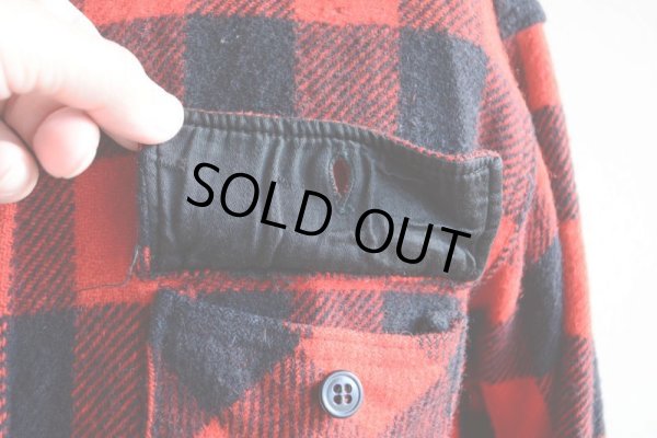 画像9: 〜1960s WINTER KING マチ付きウールシャツ　 実寸ML 