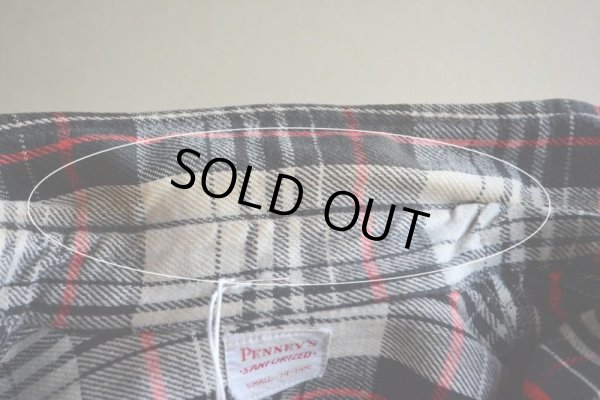 画像17: 1960s PENNEY'S ヘビーネルシャツ　 表記S 