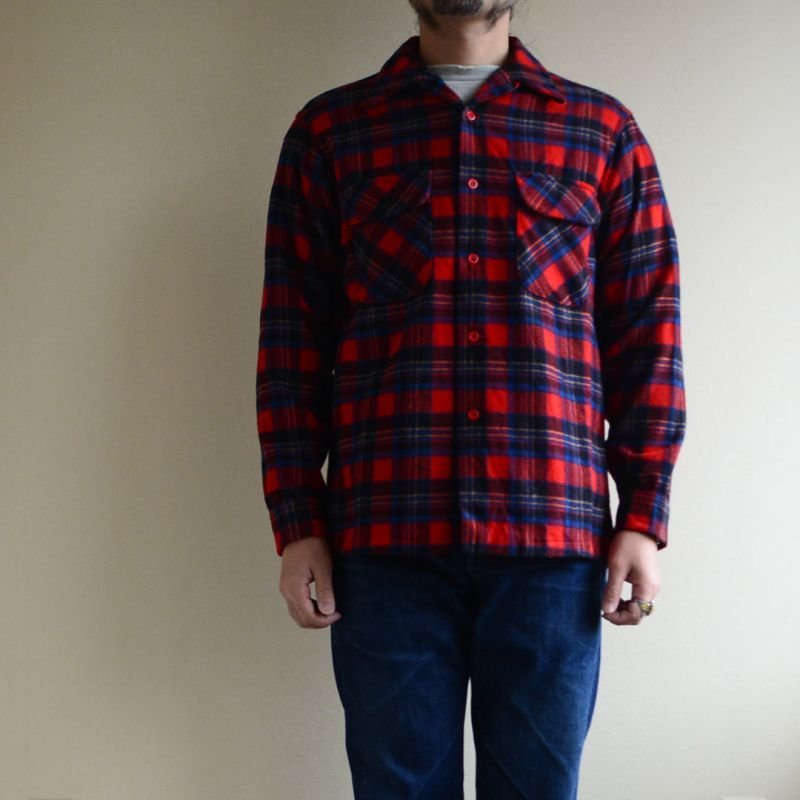 画像1: 1970s PENDLETON ウールシャツ 表記L