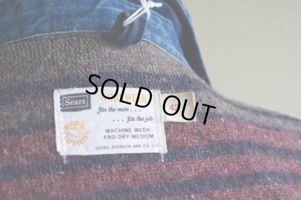 画像20: 1960s SEARS 裏ブランケット付きデニムカバーオール　 表記42 