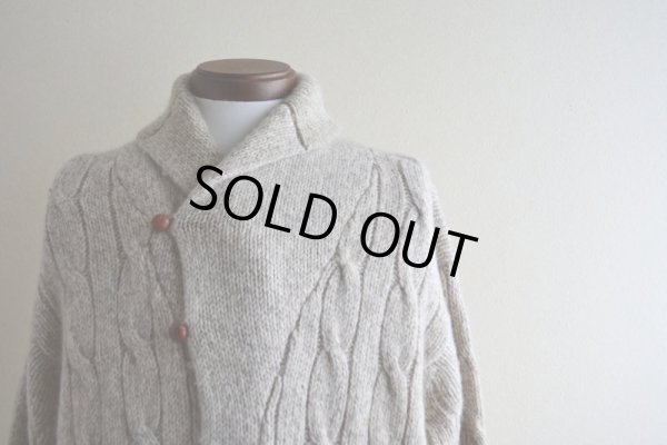 画像5: Polo RalphLauren ショールカラーカーディガン　 エルボーパッチ付き　 表記L 