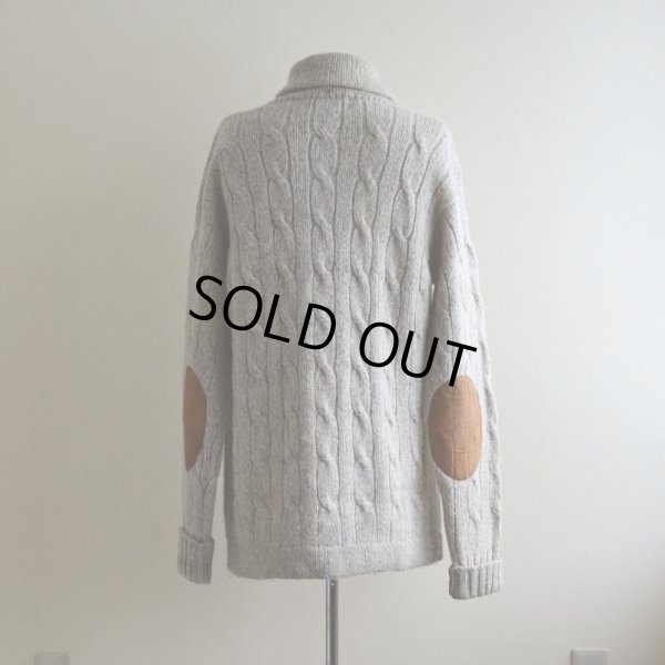 画像3: Polo RalphLauren ショールカラーカーディガン　 エルボーパッチ付き　 表記L 