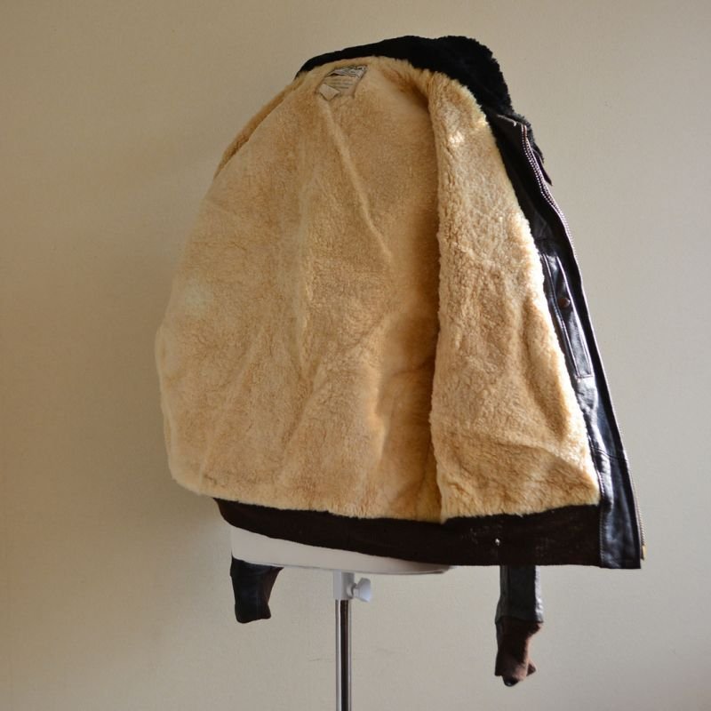 1970s L.L.Bean G-1 STYLE レザージャケット 実寸L - 古着屋HamburgCafe