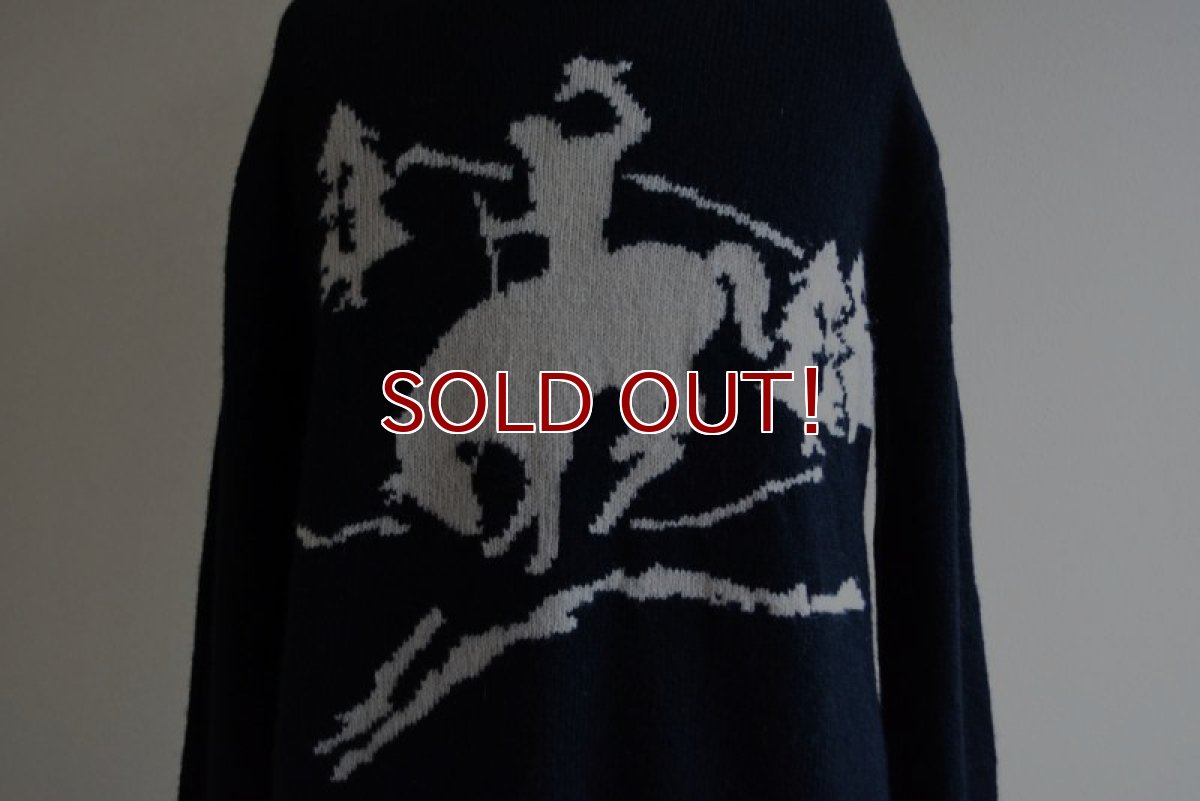 画像7: Polo RalphLauren ロデオ柄ウールセーター　 表記M  (7)