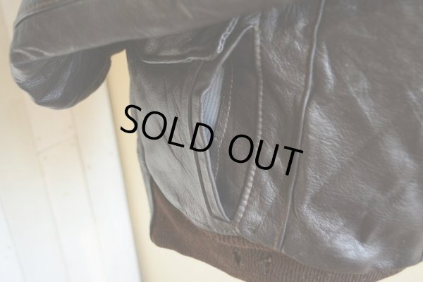 画像13: 1970s L.L.Bean G-1 STYLE レザージャケット  実寸L