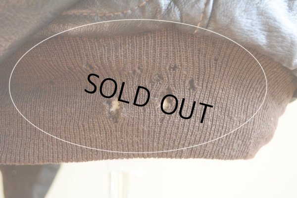 画像19: 1970s L.L.Bean G-1 STYLE レザージャケット  実寸L