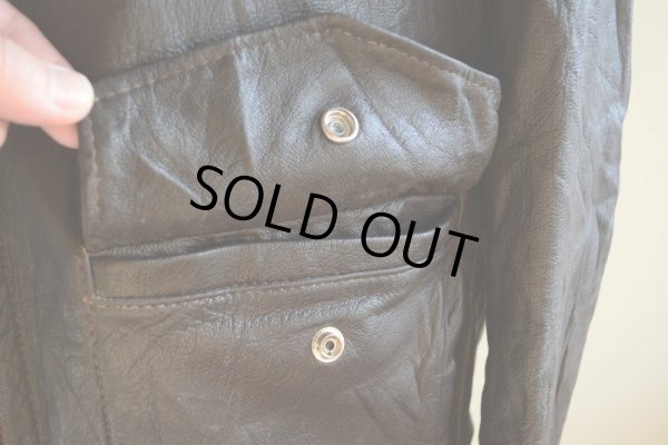 画像12: 1970s L.L.Bean G-1 STYLE レザージャケット  実寸L