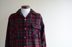 画像5: 1960s-70s SEARS ループカラーウールシャツ　 表記L  (5)