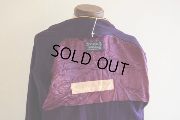 画像18: 1950s-60s US.NAVAL ACADEMY ウールガウン　 実寸SM 