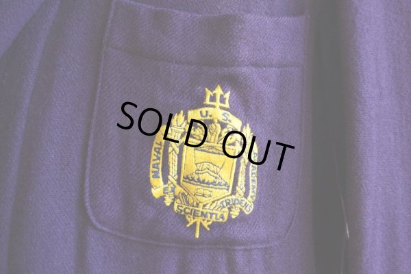 画像6: 1950s-60s US.NAVAL ACADEMY ウールガウン　 実寸SM 