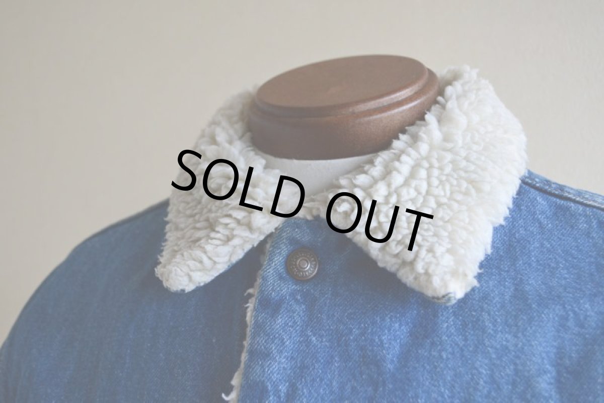 画像7: 1970s Levi's 70605デニムボアジャケット　 表記38  (7)