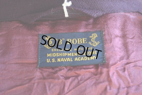 画像19: 1950s-60s US.NAVAL ACADEMY ウールガウン　 実寸SM 