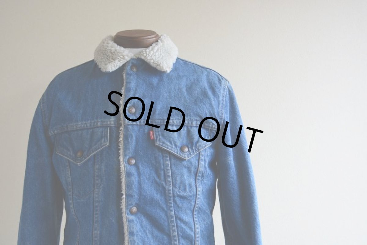 画像6: 1970s Levi's 70605デニムボアジャケット　 表記38  (6)