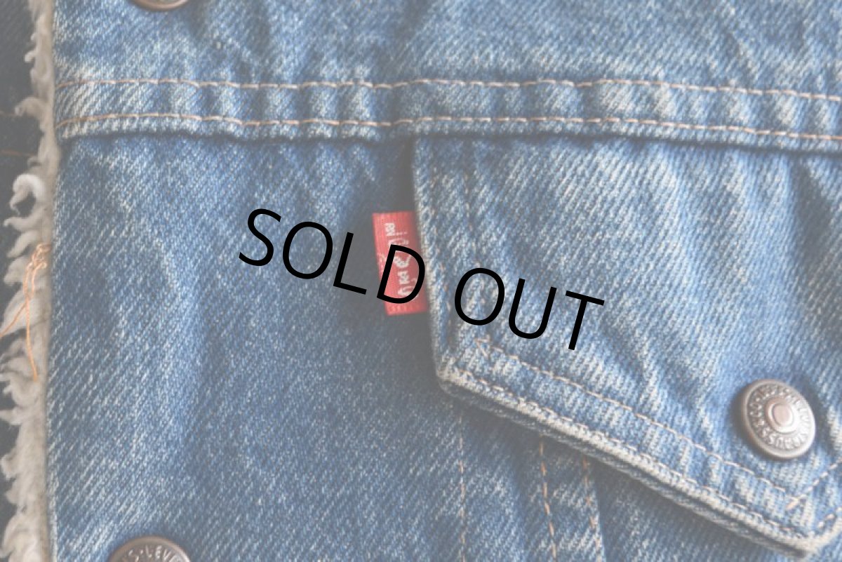 画像9: 1970s Levi's 70605デニムボアジャケット　 表記38  (9)