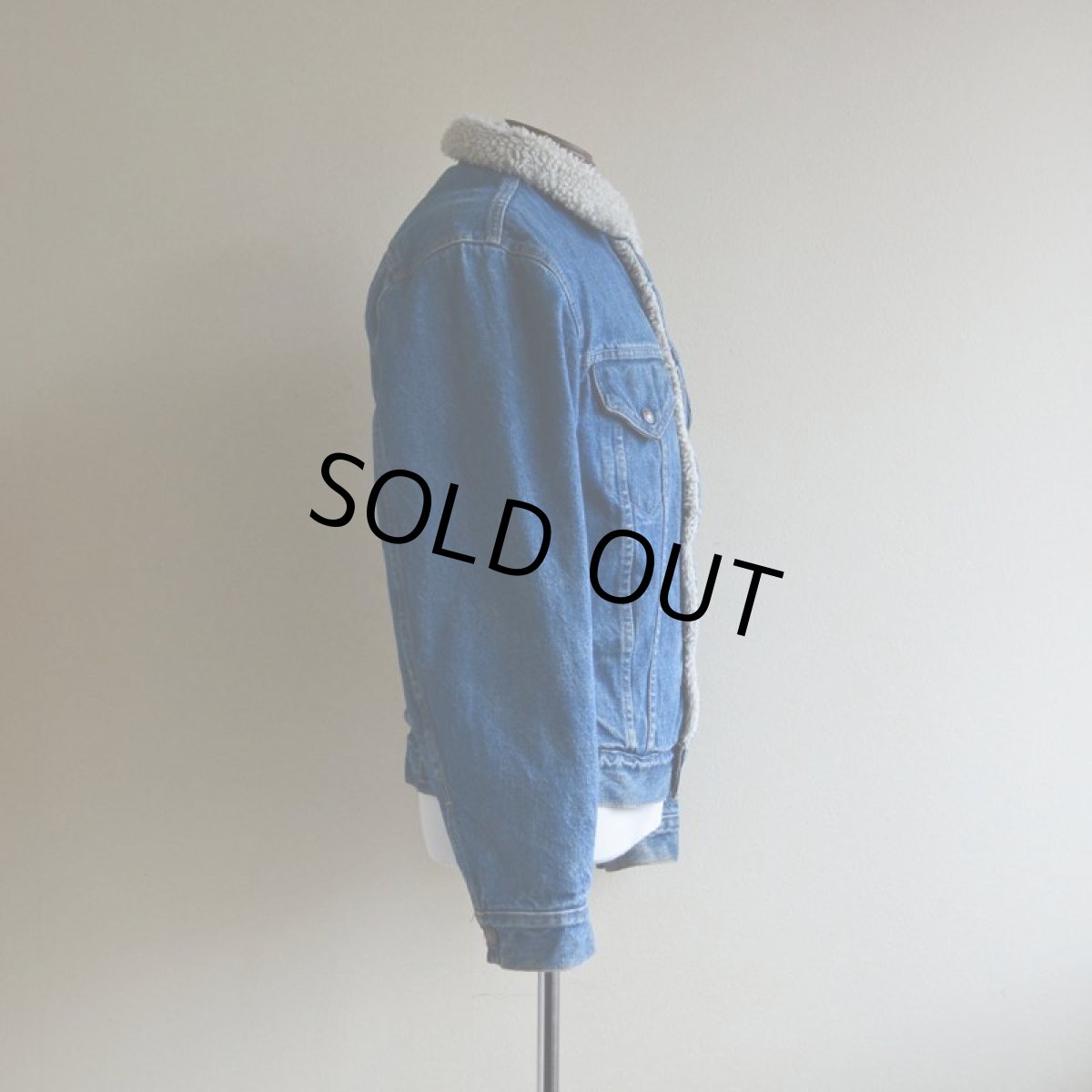 画像2: 1970s Levi's 70605デニムボアジャケット　 表記38  (2)