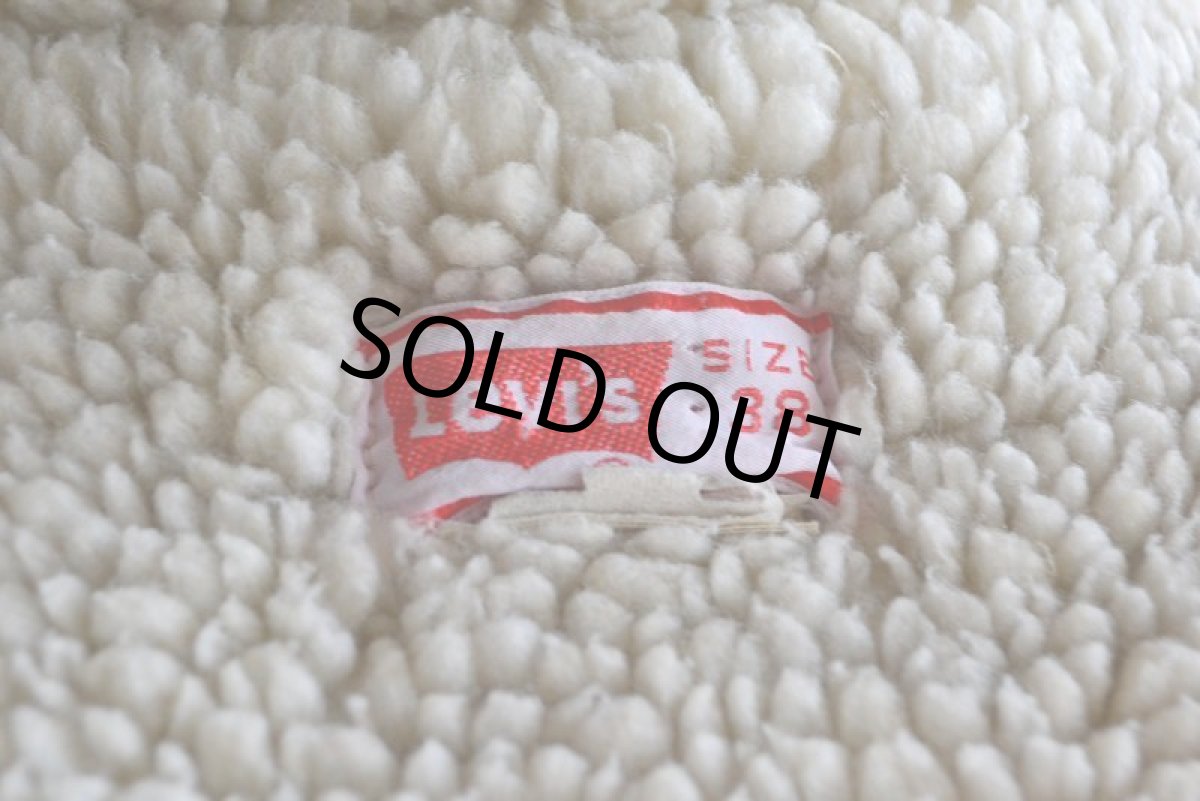 画像15: 1970s Levi's 70605デニムボアジャケット　 表記38  (15)