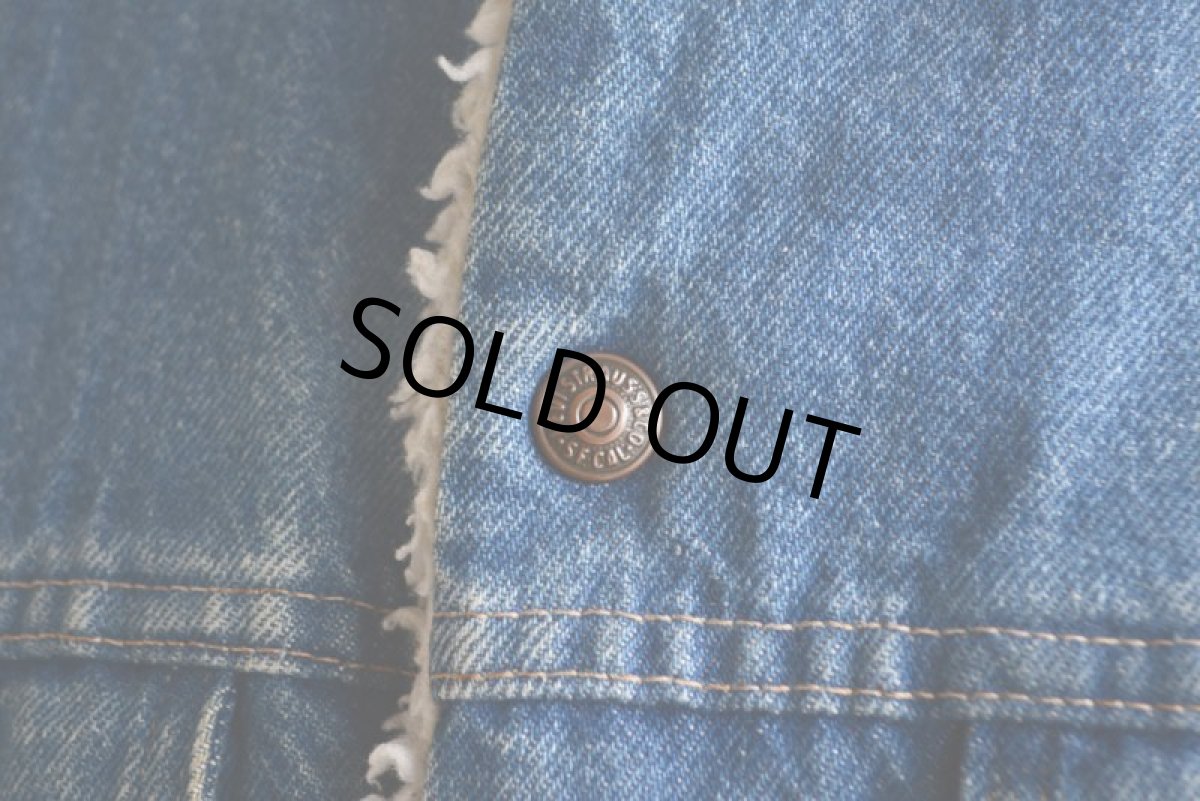 画像8: 1970s Levi's 70605デニムボアジャケット　 表記38  (8)