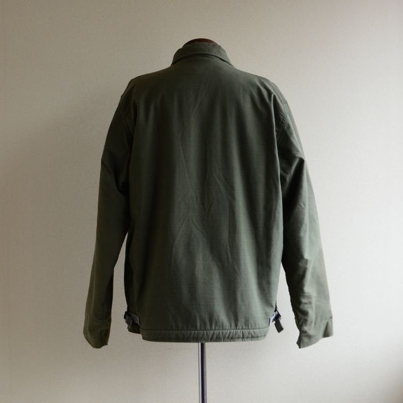 1980s US.NAVY A-2デッキジャケット 表記LARGE - 古着屋HamburgCafe