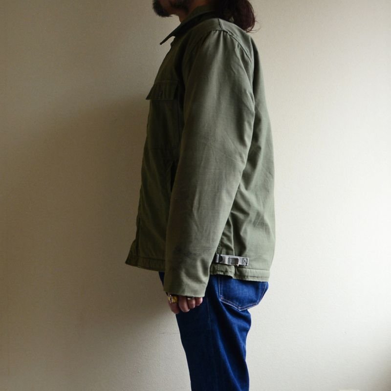 画像2: 1980s US.NAVY A-2デッキジャケット 表記LARGE