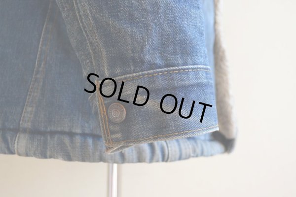 画像13: 1970s Levi's 71605デニムボアジャケット　 ロング丈　 表記38 