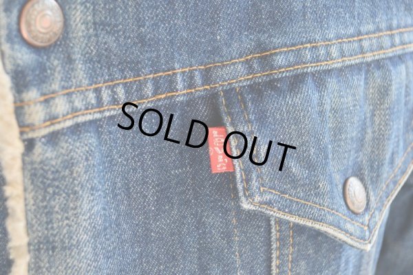 画像9: 1970s Levi's 71605デニムボアジャケット　 ロング丈　 表記38 