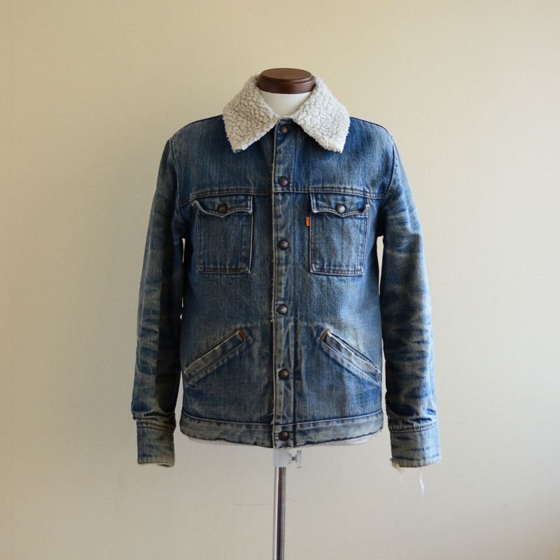 1970s Levi's デニムボアジャケット 実寸36(S) - 古着屋HamburgCafe