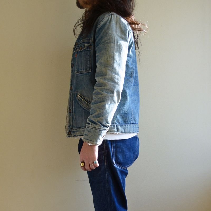 画像2: 1970s Levi's デニムボアジャケット　 実寸36(S) 