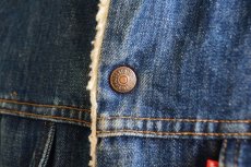 画像10: 1970s Levi's 71605デニムボアジャケット　 ロング丈　 表記38  (10)