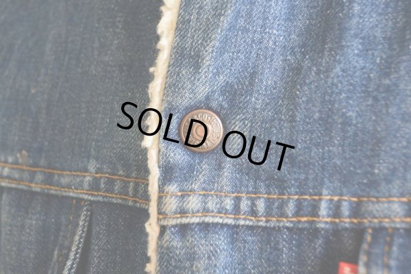 画像10: 1970s Levi's 71605デニムボアジャケット　 ロング丈　 表記38 