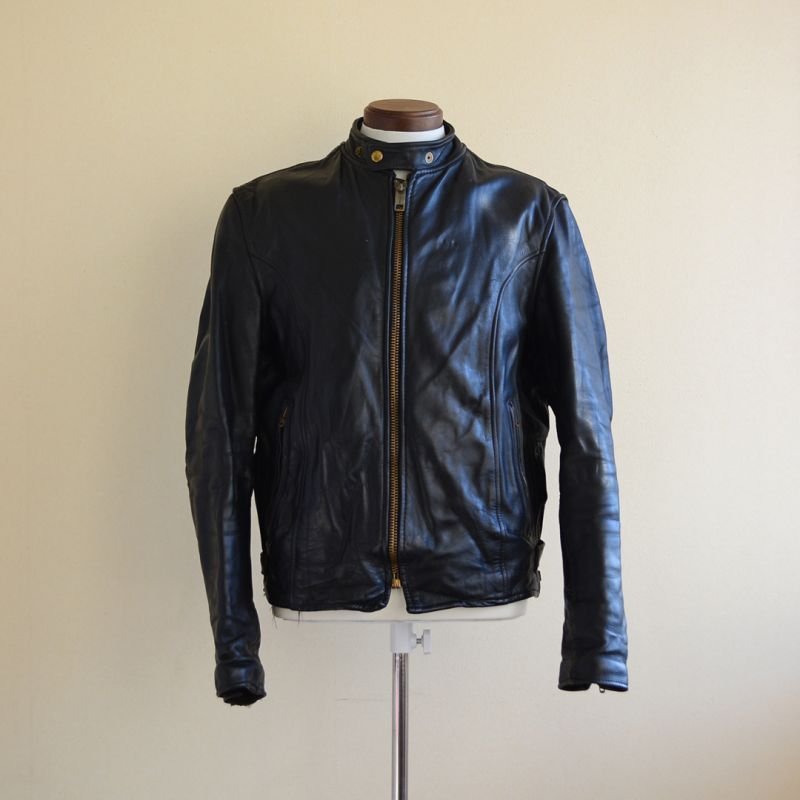 1980s BRANDED GARMENTS シングルライダースジャケット 表記38 - 古着