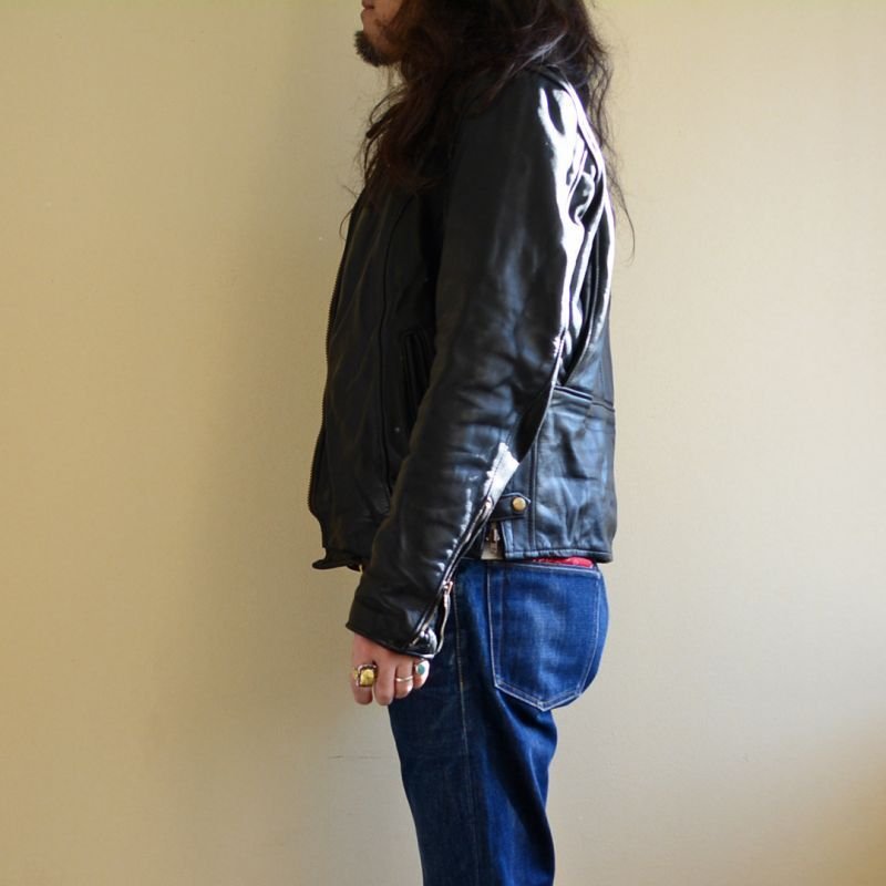画像2: 〜1980s BRANDED GARMENTS シングルライダースジャケット 表記38